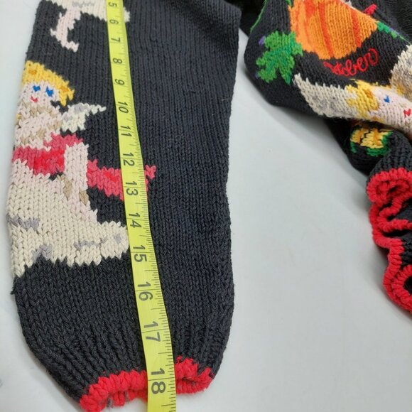 Design Options Christmas Cardigan Size Large Cherub Months Angel Sweater READ - Picture 5 of 15